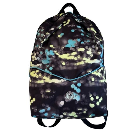 Ivivva by Lululemon Pack For Class Backpack School Night Light Black - Picture 1 of 8